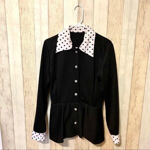 Vintage 70s/80s Handmade Peplum Top